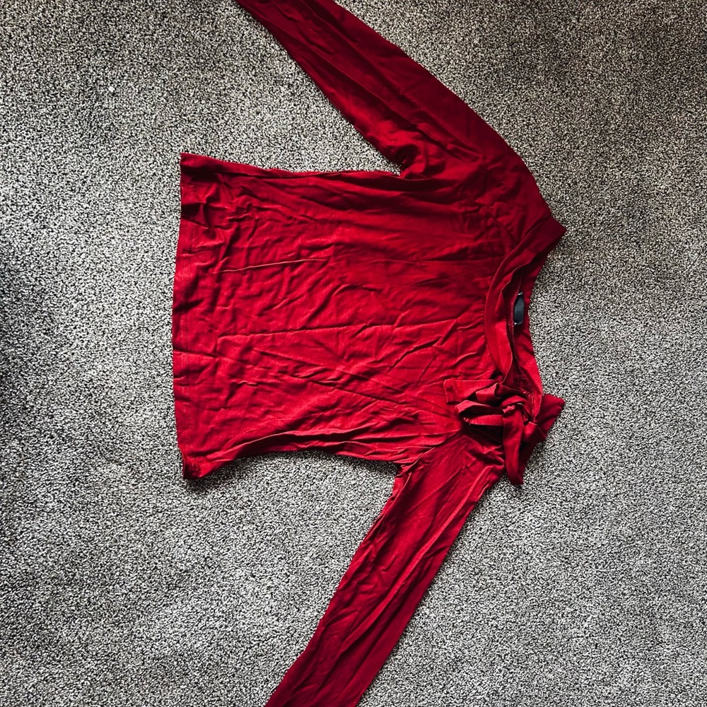 Elegant Red Women's Top